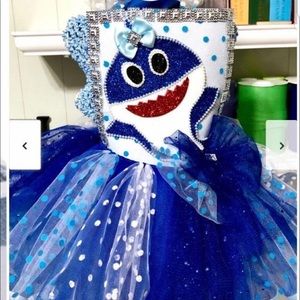 Baby shark pageant OOC 2Tdress skirt